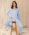 Pijama Set - Monalisa Geometric - Venus Blue Collection
