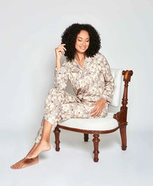  PJ Set - Monalisa Roses Taupe - Roses Collection