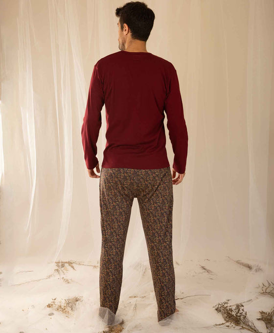 Pijama Set - Piero - Paisley Grey Collection