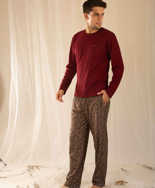  Pijama Set - Piero - Paisley Grey Collection